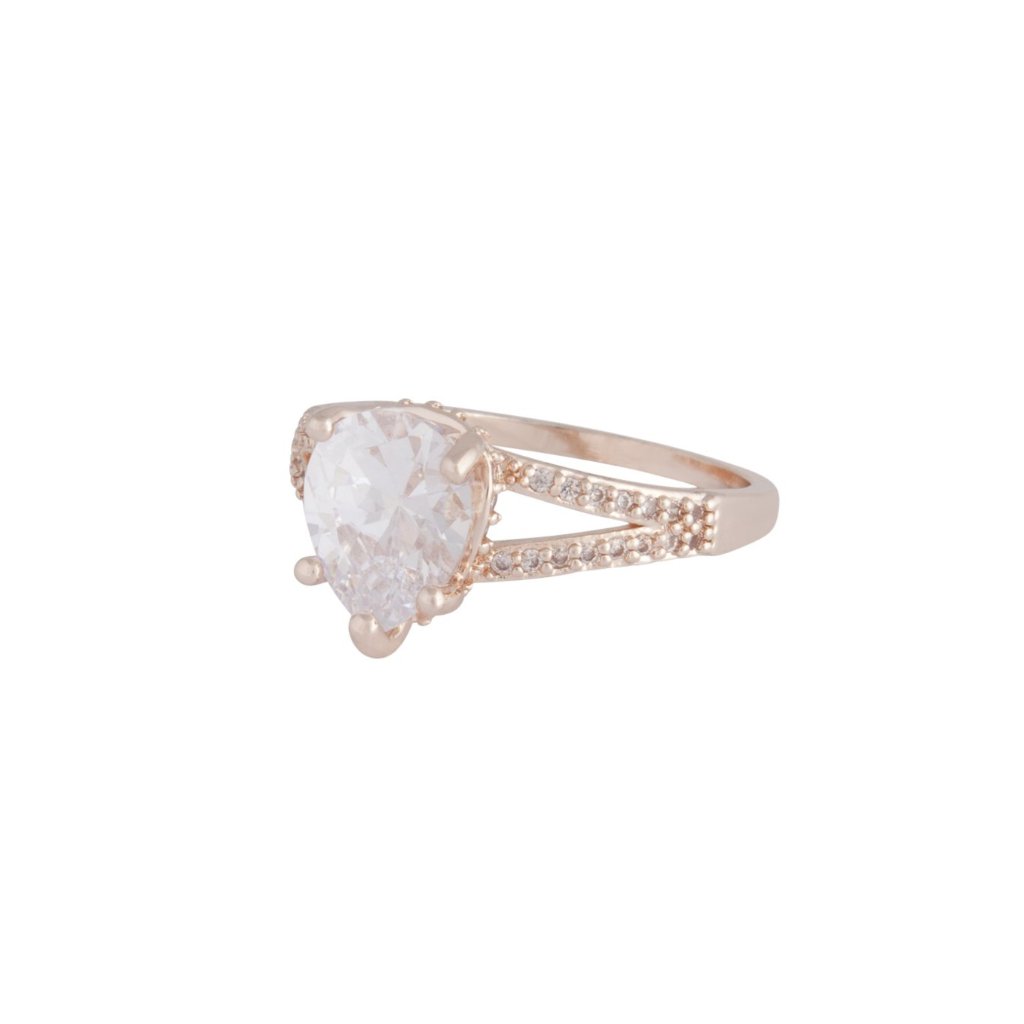Rose Tear Ring