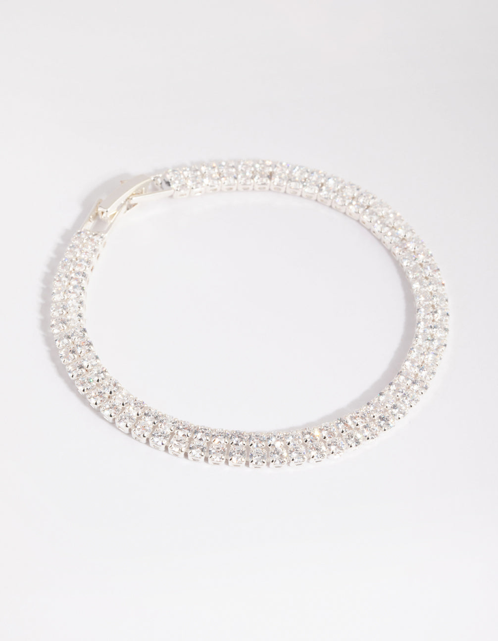 Layered Cup Chain Tennis Bracelet