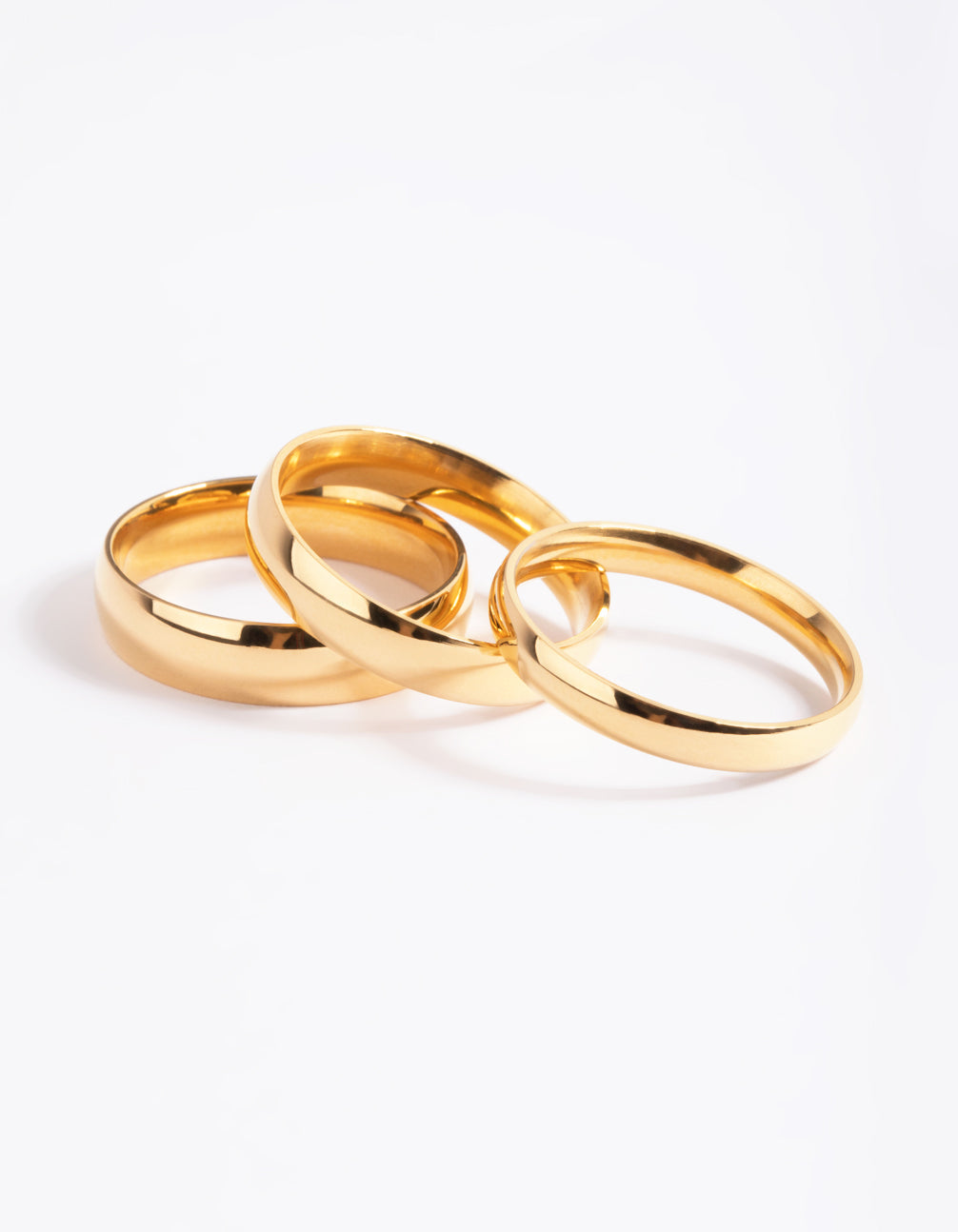 Stainless Steel Plain Ring Pack