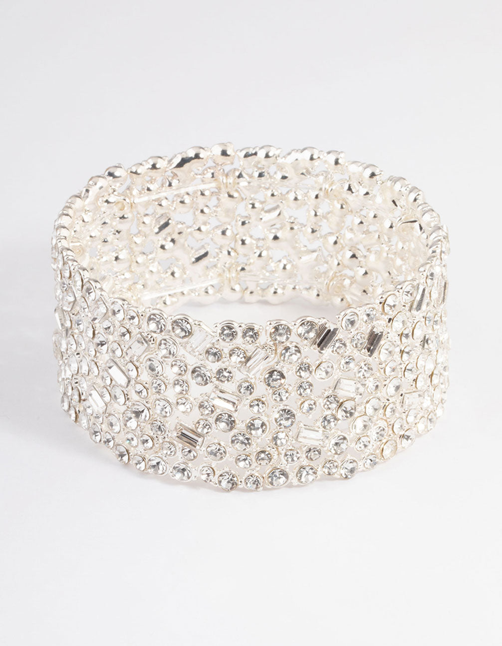 Embellished Stone Stretch Bracelet
