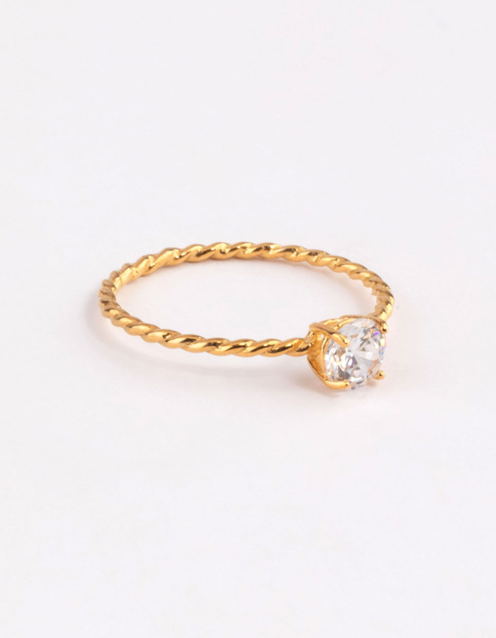 Twist Engagement Ring