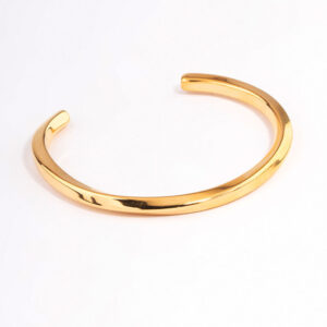 Stainless Steel Subtle Twist Cuff Bracelet