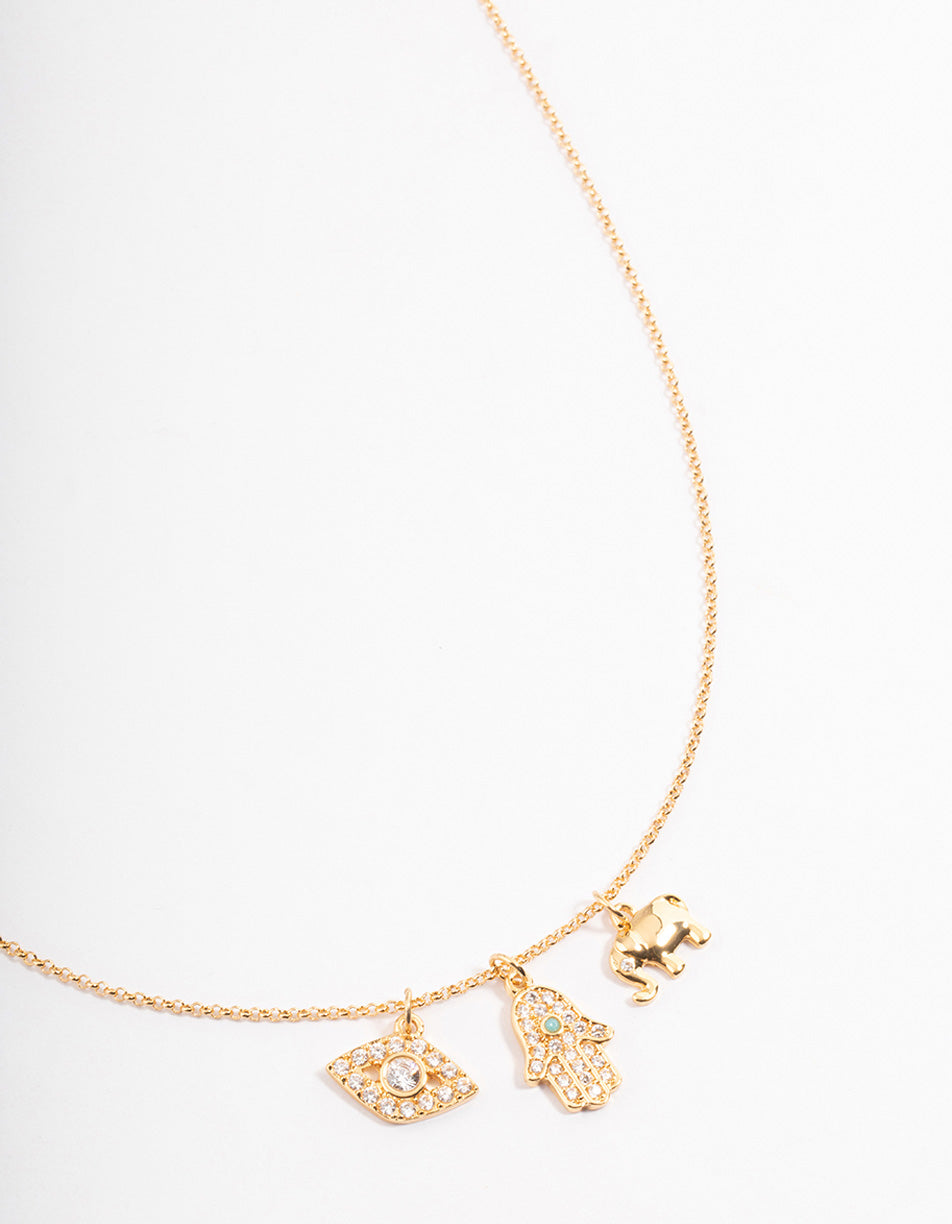 Eye Elephant Necklace