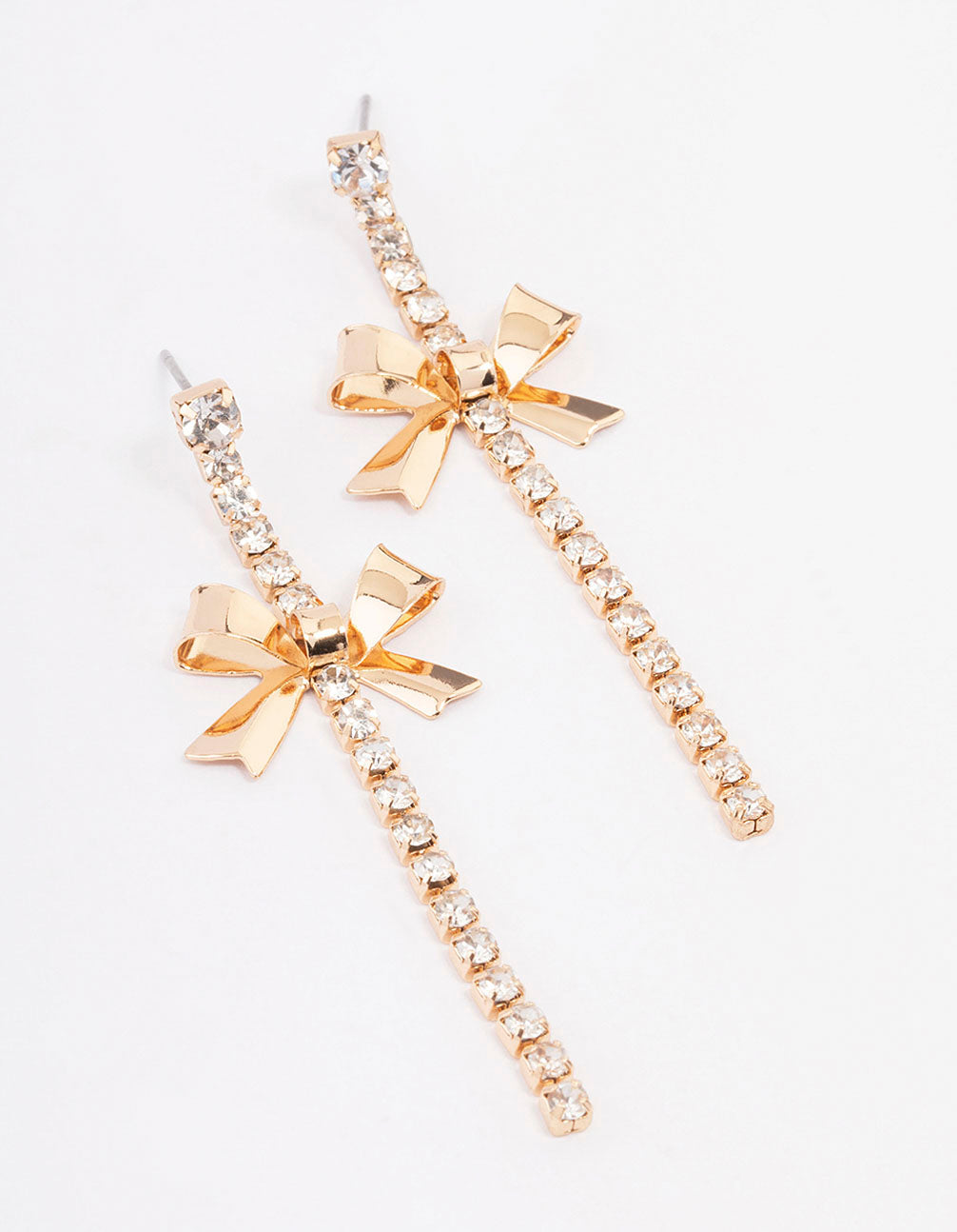 Wide Bow Earrings