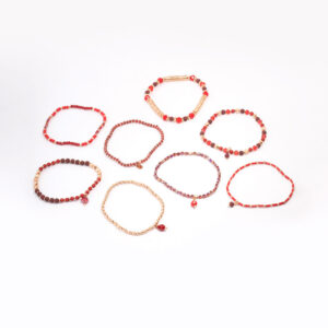 Red Stone Adjustable Bracelet
