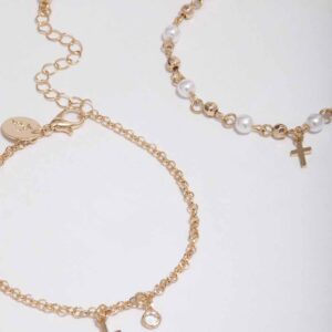 Pearl Cross Bracelet Pack