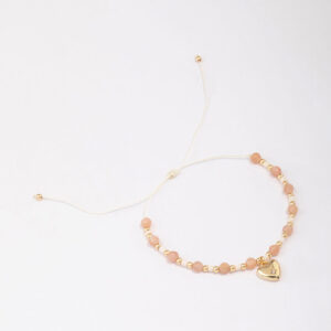 Heart Adjustable Cord Bracelet