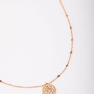 Cross Medallion Pendant Necklace