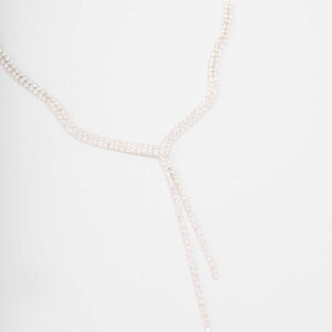 Fine Ribbon Lariat Necklace