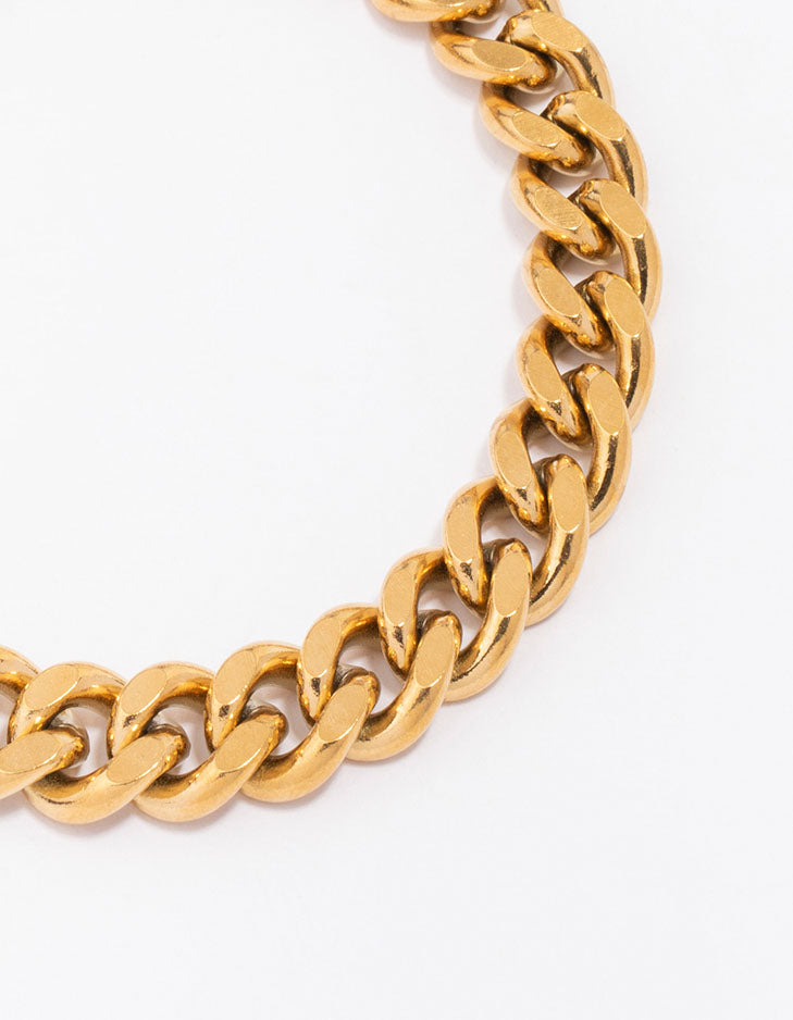 Stainless Steel Curb Chain Bracelet