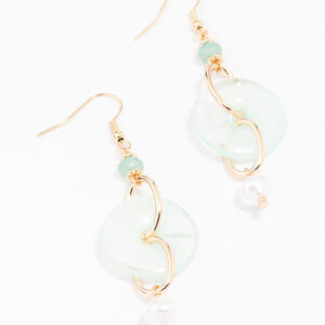 Pearl Donut Earrings