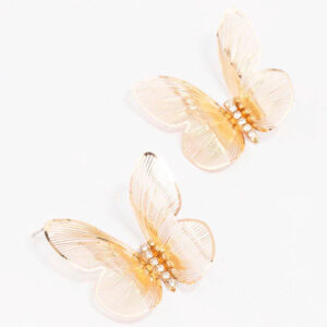 Decorative Butterfly Stud Earrings