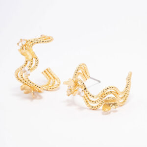 Butterfly Hoop Earrings