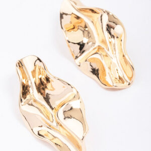 Wrapped Statement Stud Earrings