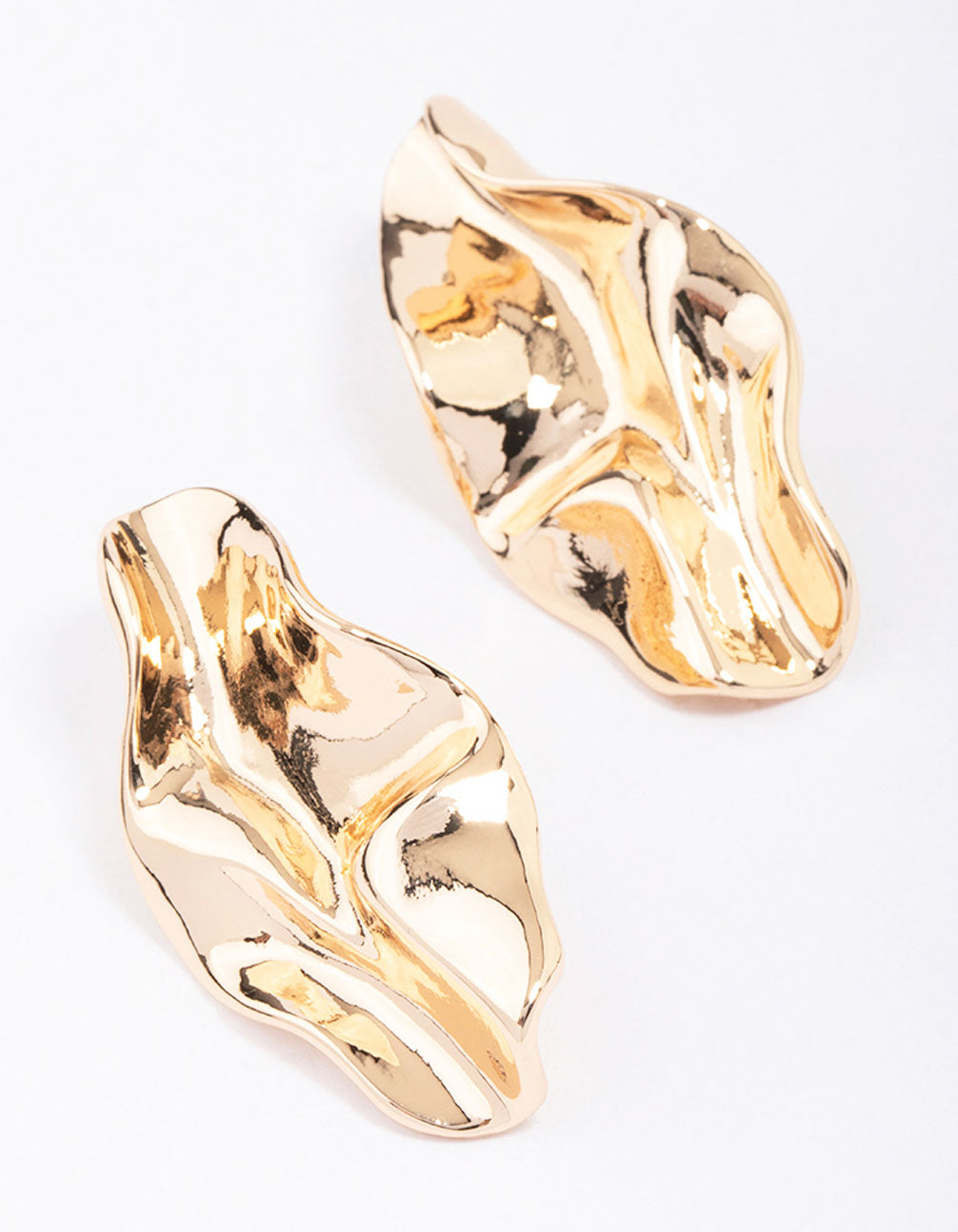 Wrapped Statement Stud Earrings